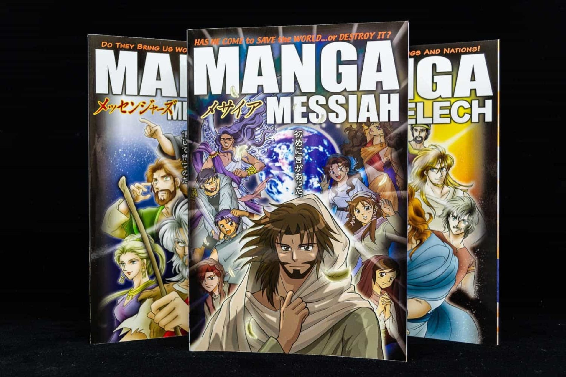 Three manga books