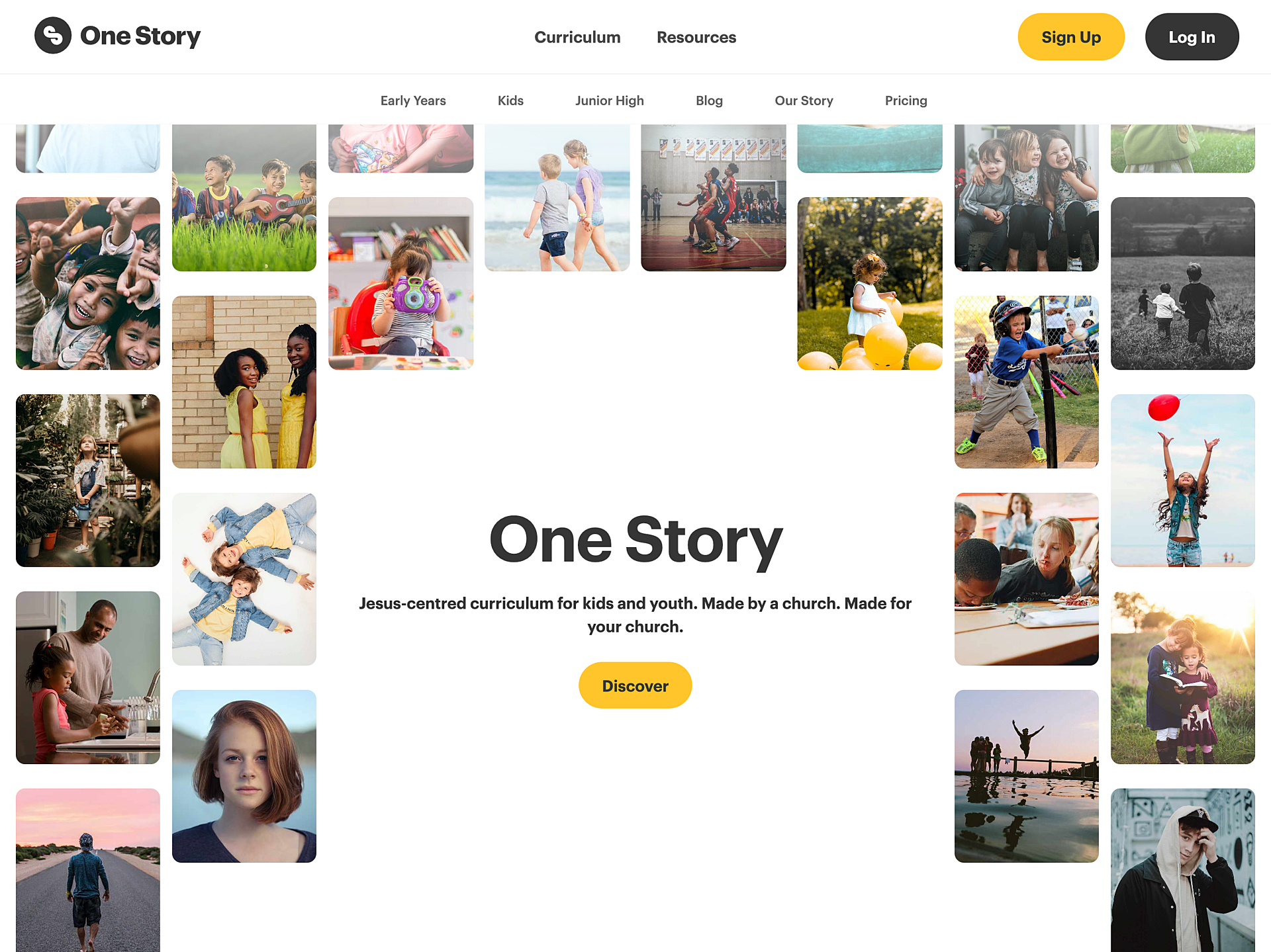 The One Story home page