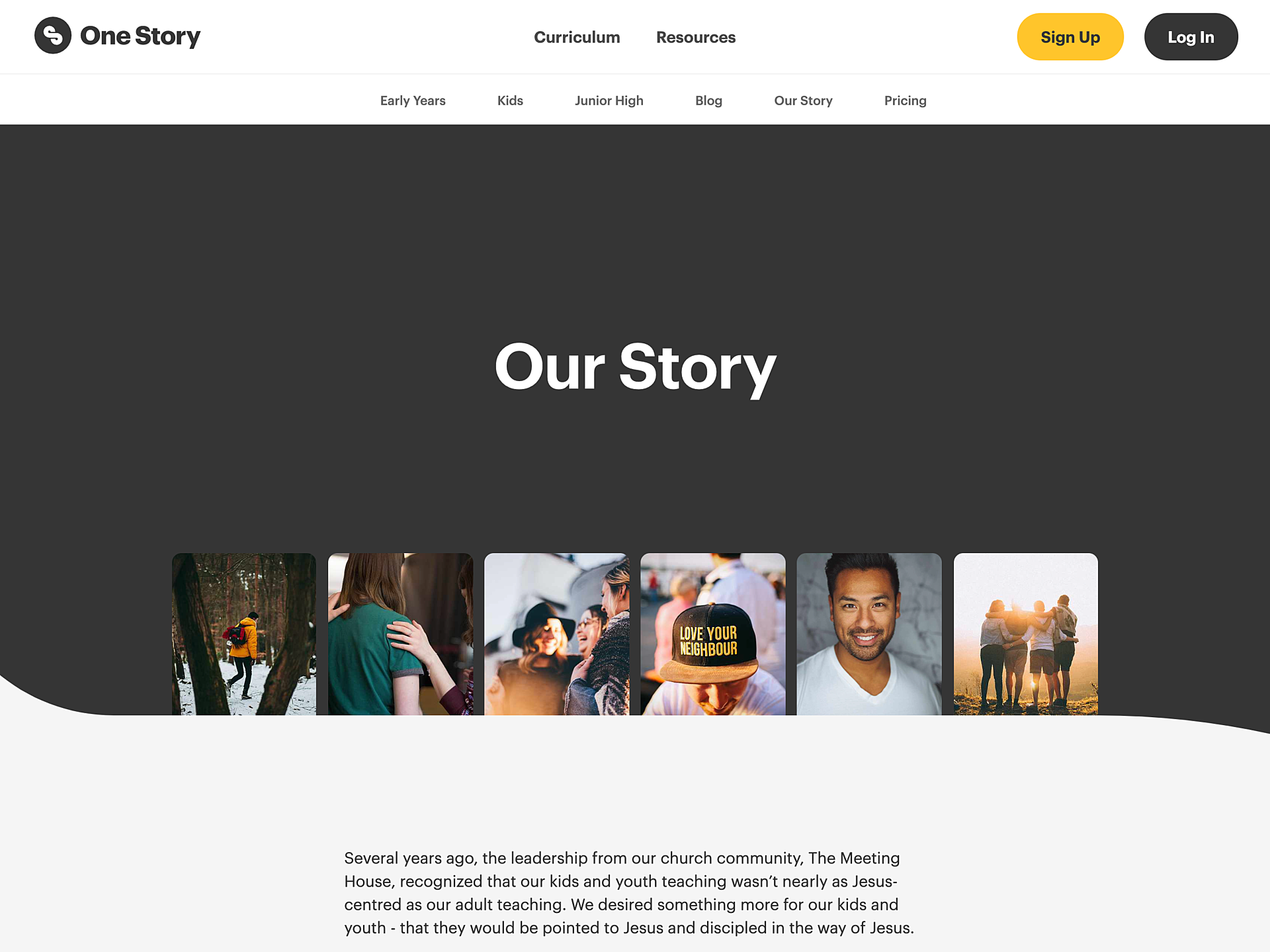 Onestorycurriculum com our story