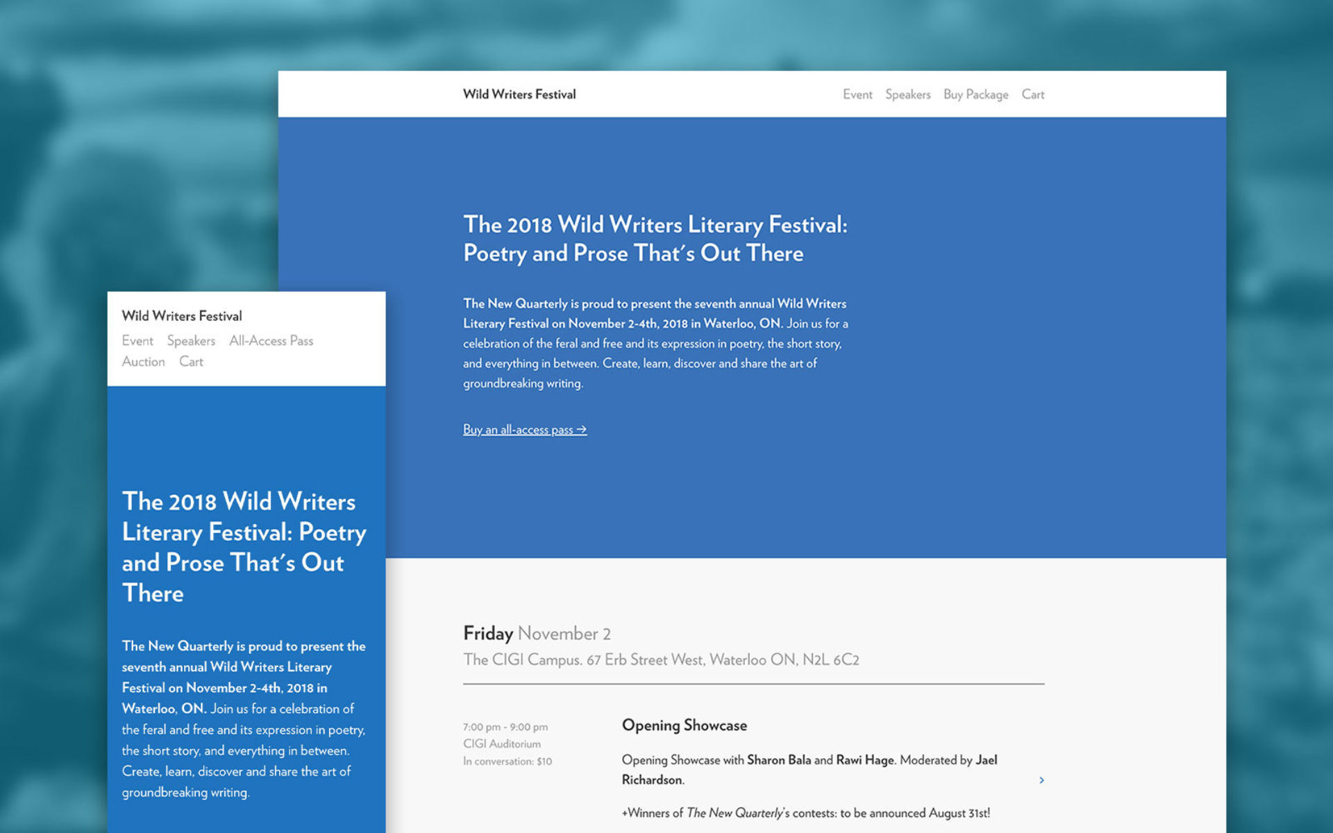 The Wild Writers website
